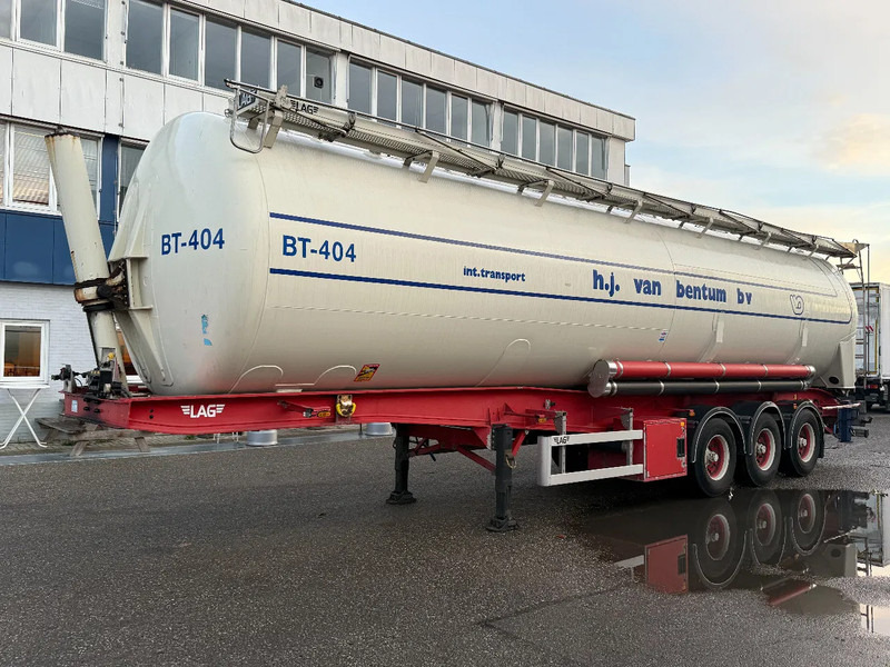 LAG O-3-39 - 61.000 LITER - TIPPER BULK - 3 AXLE - BPW - Semi-remorque citerne: photos 1 LAG O-3-39 - 61.000 LITER - TIPPER BULK - 3 AXLE - BPW - Semi-remorque citerne: photos 1