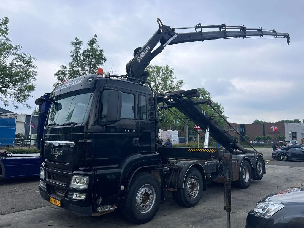 MAN TGS 35.440 8X2-4 + HIAB 220C-5 REMOTE + CABLE LI - Camion ampliroll: photos 1 MAN TGS 35.440 8X2-4 + HIAB 220C-5 REMOTE + CABLE LI - Camion ampliroll: photos 1