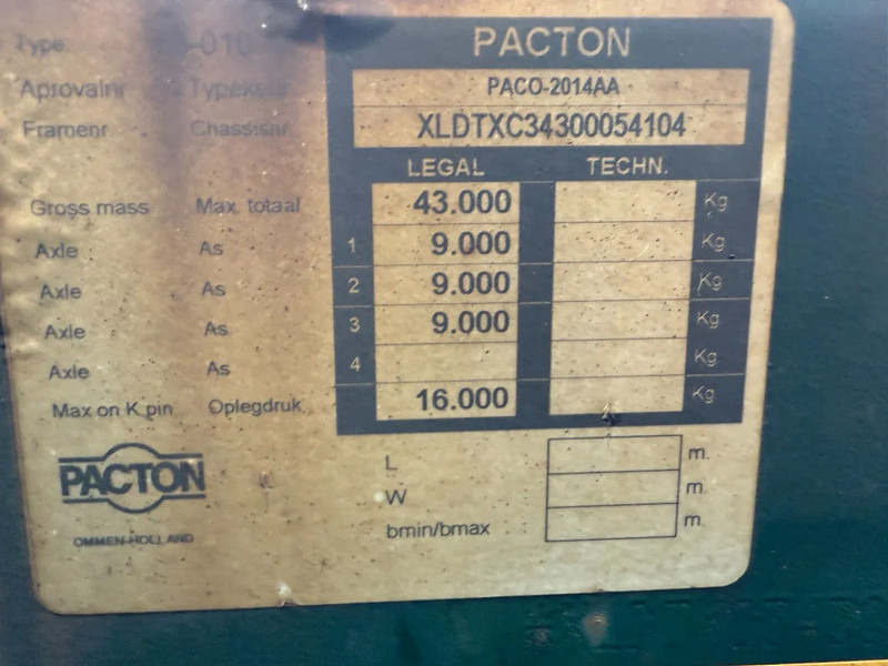 Pacton MULTICHASSIS - 3x EXTENDABLE! - crédit-bail Pacton MULTICHASSIS - 3x EXTENDABLE!: photos 14 Pacton MULTICHASSIS - 3x EXTENDABLE! - crédit-bail Pacton MULTICHASSIS - 3x EXTENDABLE!: photos 14