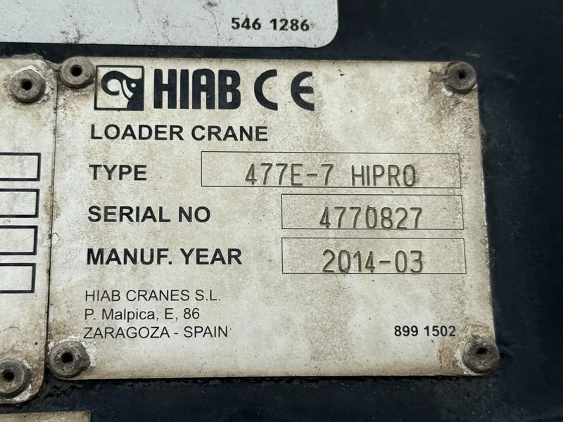 Camion plateau, Camion grue Renault Premium 430 8X4 EEV + HIAB 477 E-7 HIPRO + REMOTE: photos 9 Camion plateau, Camion grue Renault Premium 430 8X4 EEV + HIAB 477 E-7 HIPRO + REMOTE: photos 9