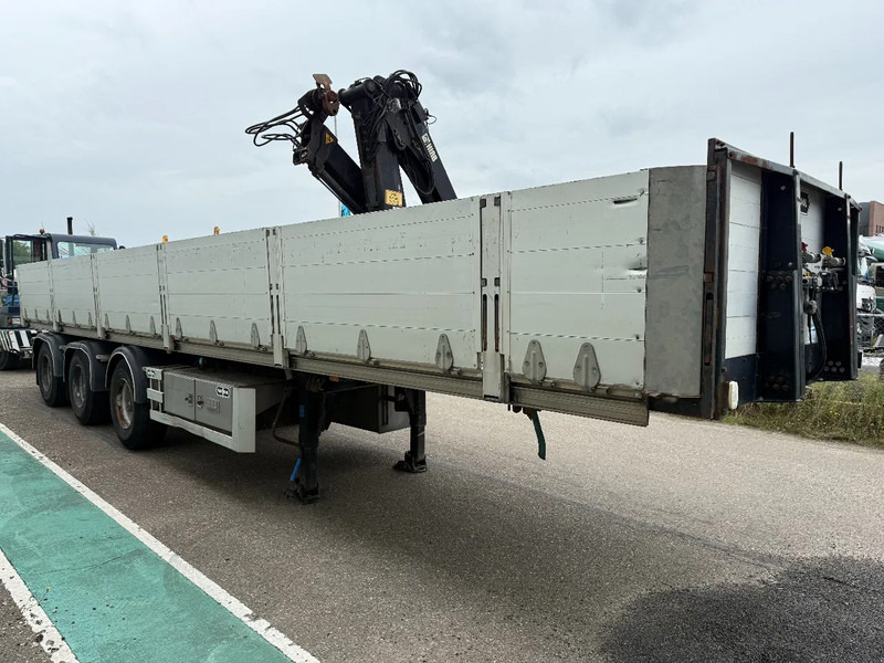 Van Hool VHLO-205 AN, HIAB 099E-1HIPRO REMOTE CONTROLE - Semi-remorque plateau: photos 2 Van Hool VHLO-205 AN, HIAB 099E-1HIPRO REMOTE CONTROLE - Semi-remorque plateau: photos 2