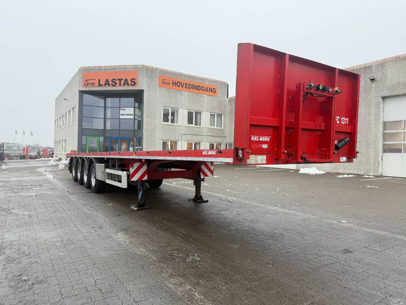KEL-BERG Flatbed / Flachbettauflieger / Ladtrailer - Semi-remorque plateau: photos 1 KEL-BERG Flatbed / Flachbettauflieger / Ladtrailer - Semi-remorque plateau: photos 1