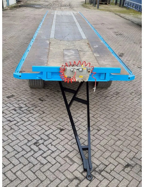 Van Hool 13.60 M LONG - 1 M HIGH - SUPER SINGLE TIRES - DRUM BRAKES - Remorque plateau: photos 2 Van Hool 13.60 M LONG - 1 M HIGH - SUPER SINGLE TIRES - DRUM BRAKES - Remorque plateau: photos 2