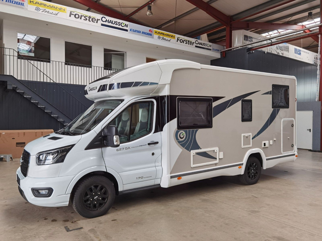 Camping-car profilé Chausson 627 GA TITANIUM -PREMIUM /EINZELBETTEN & HUBBETT: photos 6