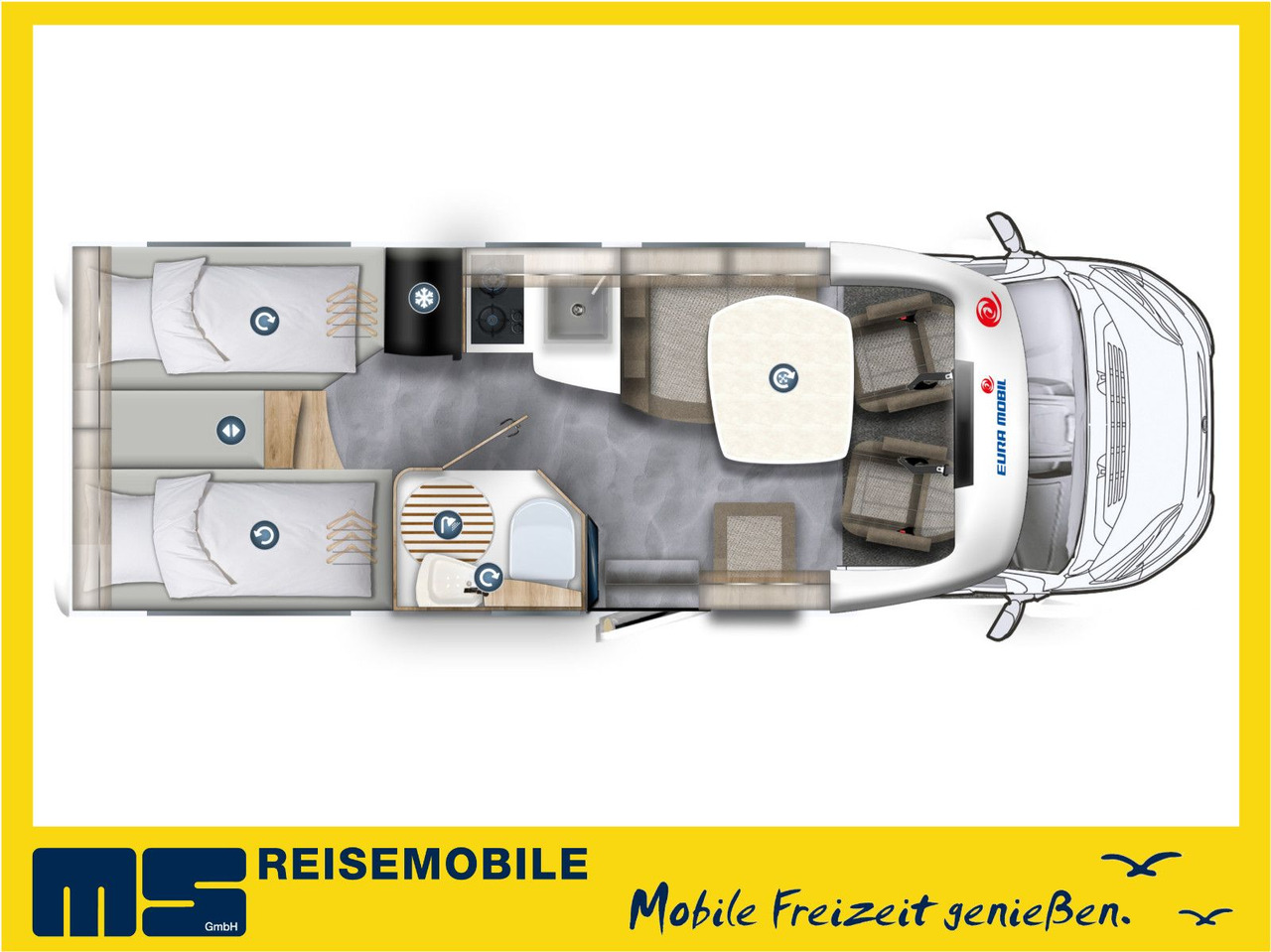 Eura Mobil PROFILA RS 695 EB /-2026-/ HUBBETT& EINZELBETTEN - Camping-car profilé: photos 2 Eura Mobil PROFILA RS 695 EB /-2026-/ HUBBETT& EINZELBETTEN - Camping-car profilé: photos 2
