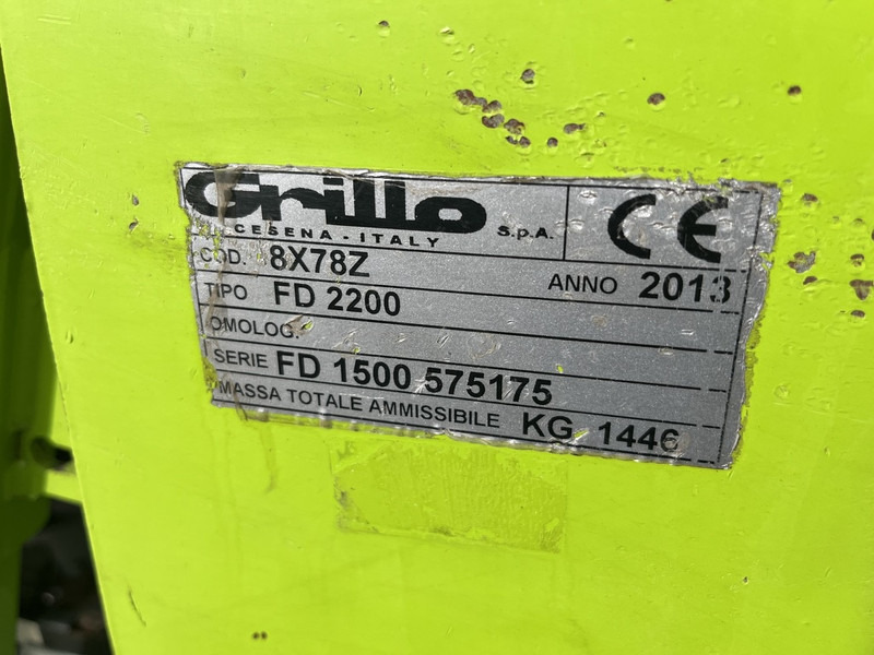 Grillo FD 2200 Grasmaaier frontmaaier GRILLO FD 2200 DIESEL 160cm YANMAR DIESEL 4x4 opvang/hoogkiep 2013 - Motofaucheuse: photos 4 Grillo FD 2200 Grasmaaier frontmaaier GRILLO FD 2200 DIESEL 160cm YANMAR DIESEL 4x4 opvang/hoogkiep 2013 - Motofaucheuse: photos 4
