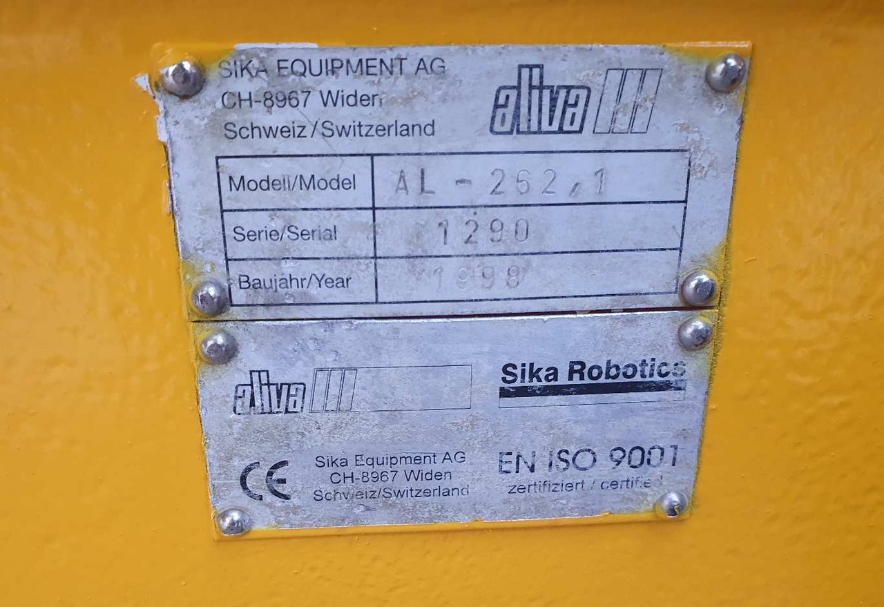 Aliva AL 262.1 shotcrete rotor machine - Matériel de béton: photos 4 Aliva AL 262.1 shotcrete rotor machine - Matériel de béton: photos 4