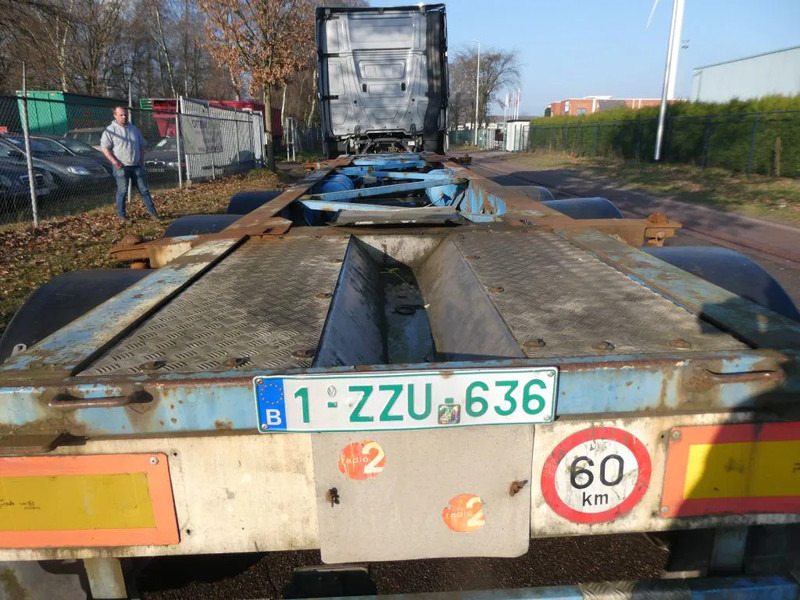 Semi-remorque porte-conteneur/ Caisse mobile Van Hool 3B0049 30 ft: photos 7