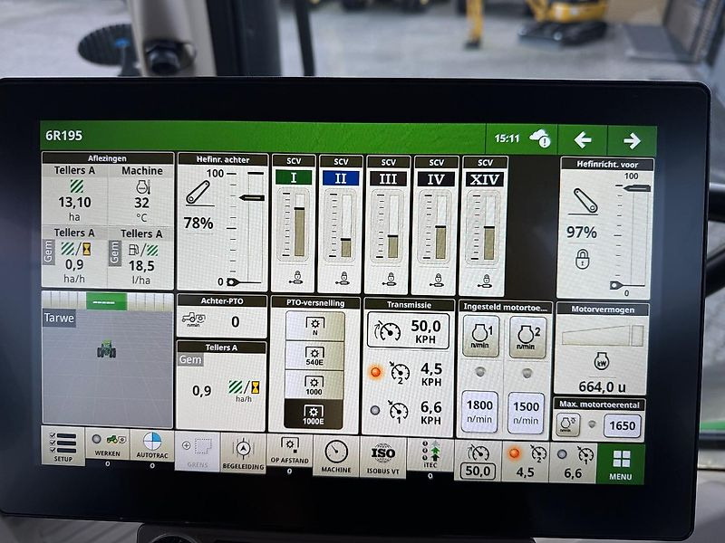 Tracteur agricole John Deere 6R195 AP 50KM COMMAND-PRO G5-PLUS 2024 665 UUR!!!: photos 12