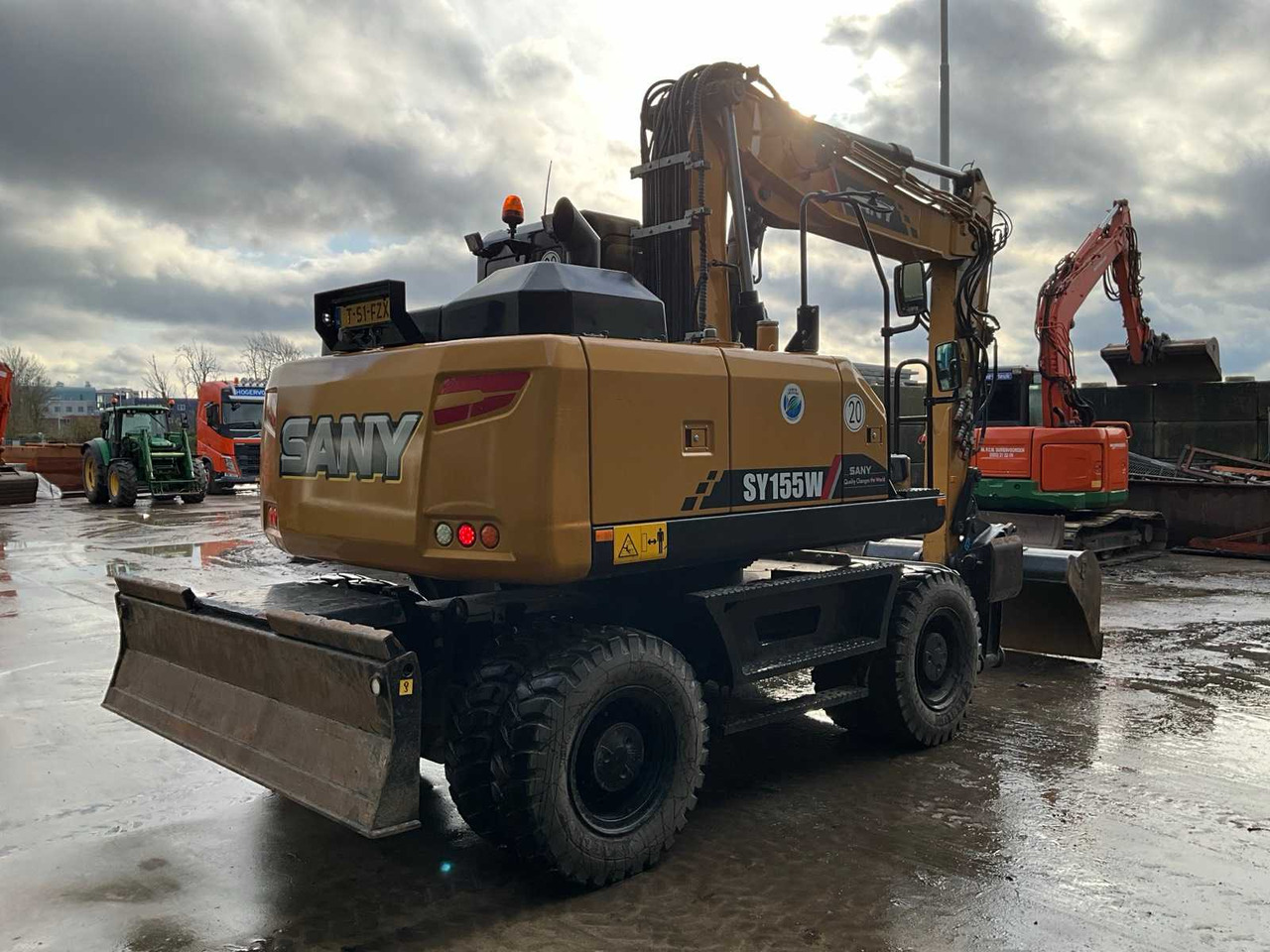 2023 SANY SY155W WHEELED EXCAVATOR - Pelle sur pneus: photos 4 2023 SANY SY155W WHEELED EXCAVATOR - Pelle sur pneus: photos 4