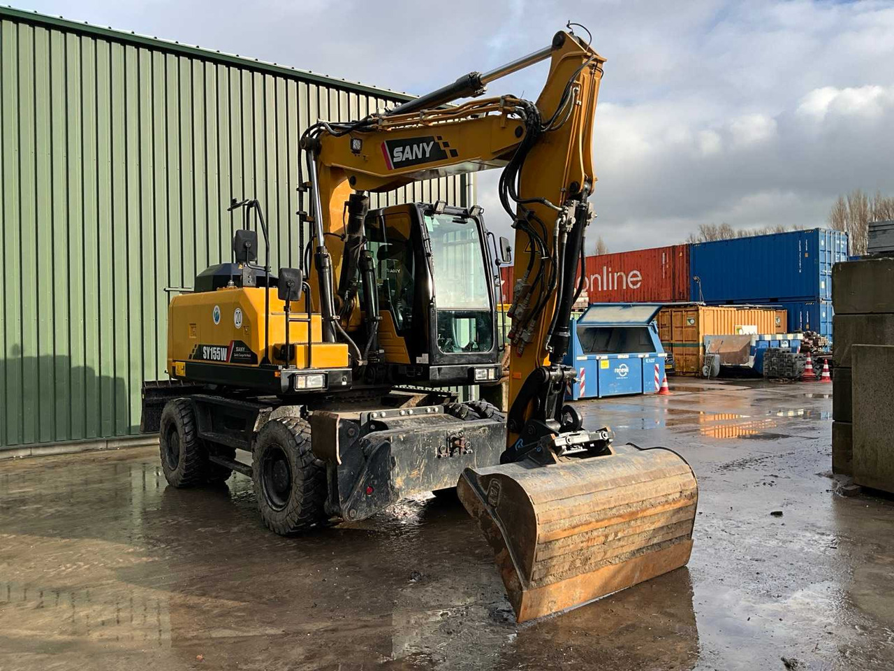 2023 SANY SY155W WHEELED EXCAVATOR - Pelle sur pneus: photos 2 2023 SANY SY155W WHEELED EXCAVATOR - Pelle sur pneus: photos 2