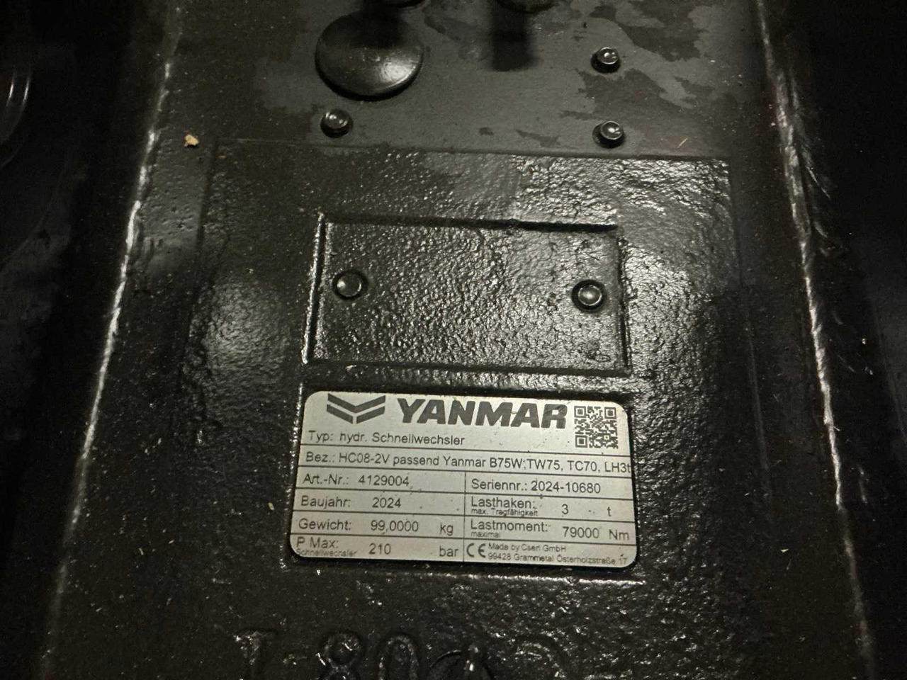 2024 YANMAR HCSW08-2V QUICK COUPLER, HYDR. - Chargeuse sur pneus: photos 3 2024 YANMAR HCSW08-2V QUICK COUPLER, HYDR. - Chargeuse sur pneus: photos 3