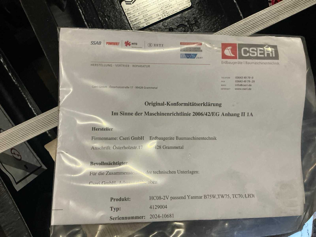 2024 YANMAR HCSW08-2V QUICK COUPLER, HYDR. - Chargeuse sur pneus: photos 5 2024 YANMAR HCSW08-2V QUICK COUPLER, HYDR. - Chargeuse sur pneus: photos 5