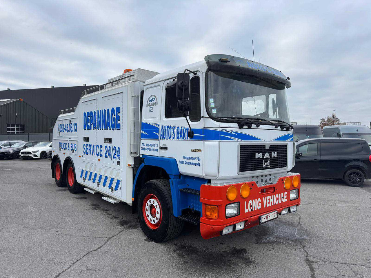 MAN F90 TOW TRUCK FOR TRUCKS - Camion: photos 2 MAN F90 TOW TRUCK FOR TRUCKS - Camion: photos 2