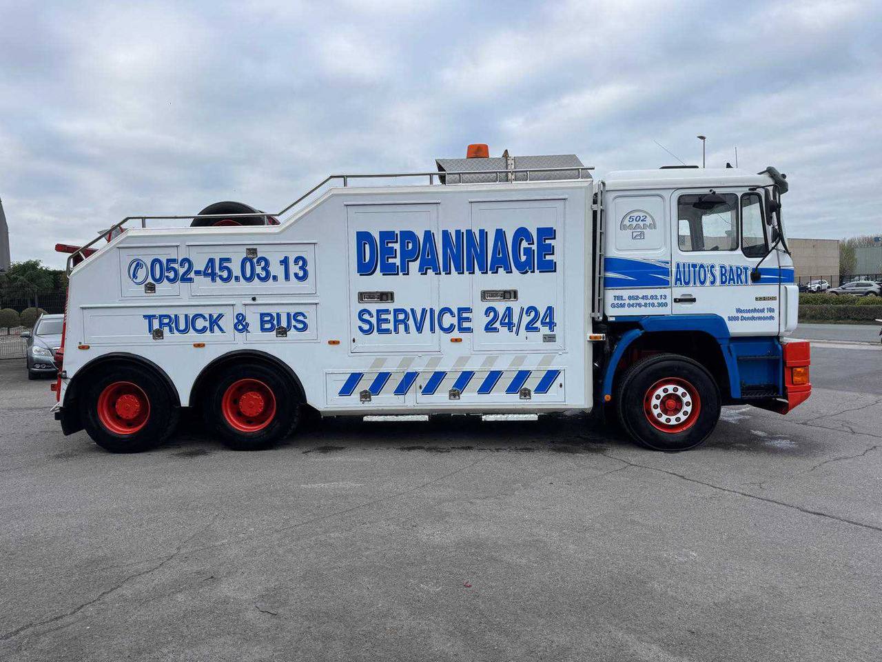 MAN F90 TOW TRUCK FOR TRUCKS - Camion: photos 3 MAN F90 TOW TRUCK FOR TRUCKS - Camion: photos 3