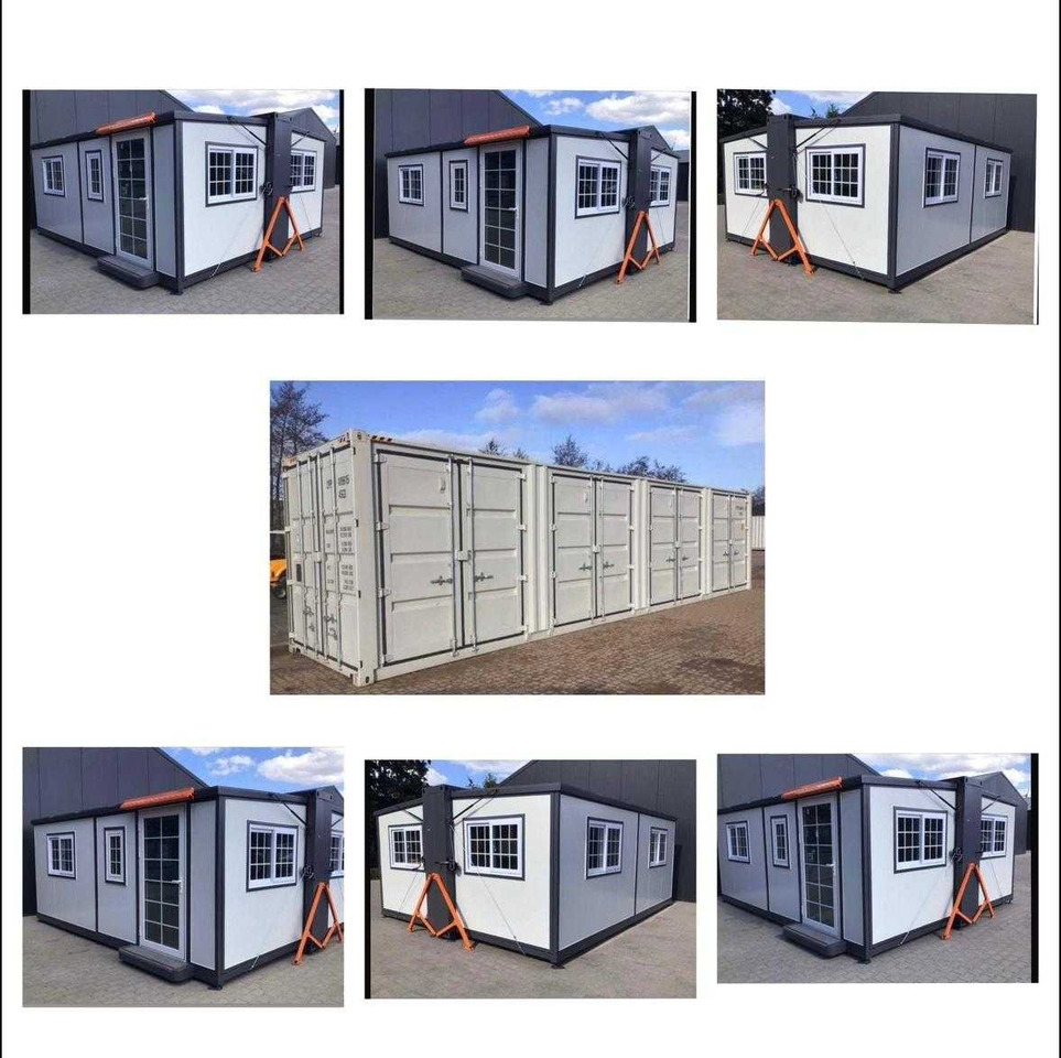Easy-Going 0207 Tiny House (3x) + 40 ft zeecontainer (1x) - Conteneur comme habitat: photos 1 Easy-Going 0207 Tiny House (3x) + 40 ft zeecontainer (1x) - Conteneur comme habitat: photos 1