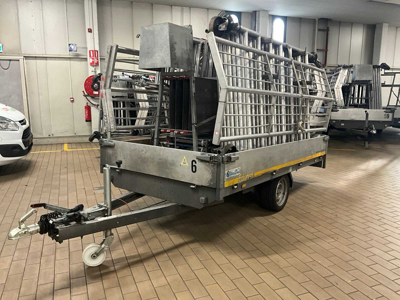 2022 EDUARD P3 SCAFFOLDING TRAILER, 12-WBN-3 - Remorque: photos 1 2022 EDUARD P3 SCAFFOLDING TRAILER, 12-WBN-3 - Remorque: photos 1