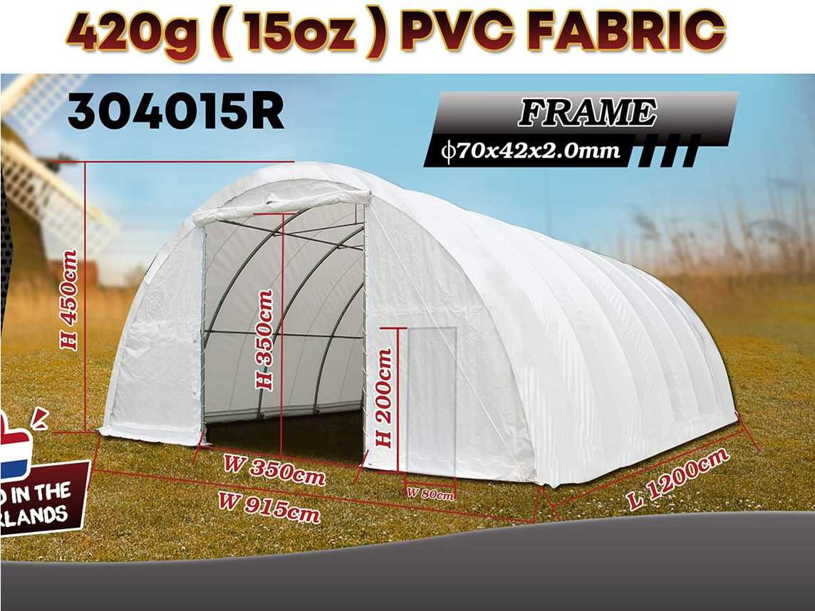 Rhino-Cross-Shelter 304015R - 12x9,15x4,5 m - Cuve de stockage: photos 3 Rhino-Cross-Shelter 304015R - 12x9,15x4,5 m - Cuve de stockage: photos 3