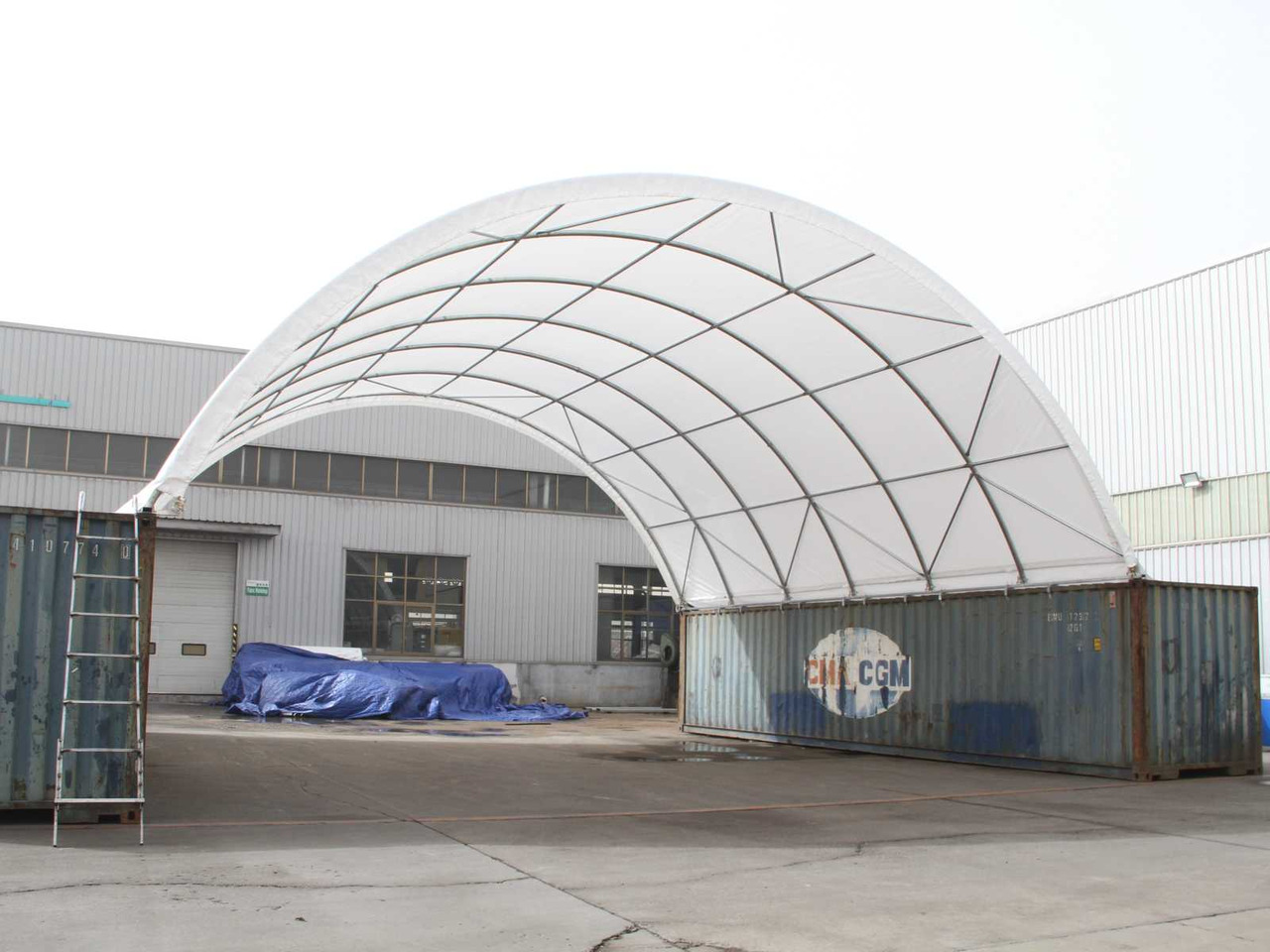 Rhino-Cross-Shelter C2620 - 6x8x3 m - Cuve de stockage: photos 1 Rhino-Cross-Shelter C2620 - 6x8x3 m - Cuve de stockage: photos 1