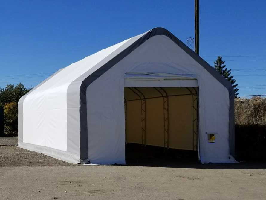 Rhino-Cross-Shelter S203216DP - 9,76x6,1x4,88 m - Cuve de stockage: photos 1 Rhino-Cross-Shelter S203216DP - 9,76x6,1x4,88 m - Cuve de stockage: photos 1