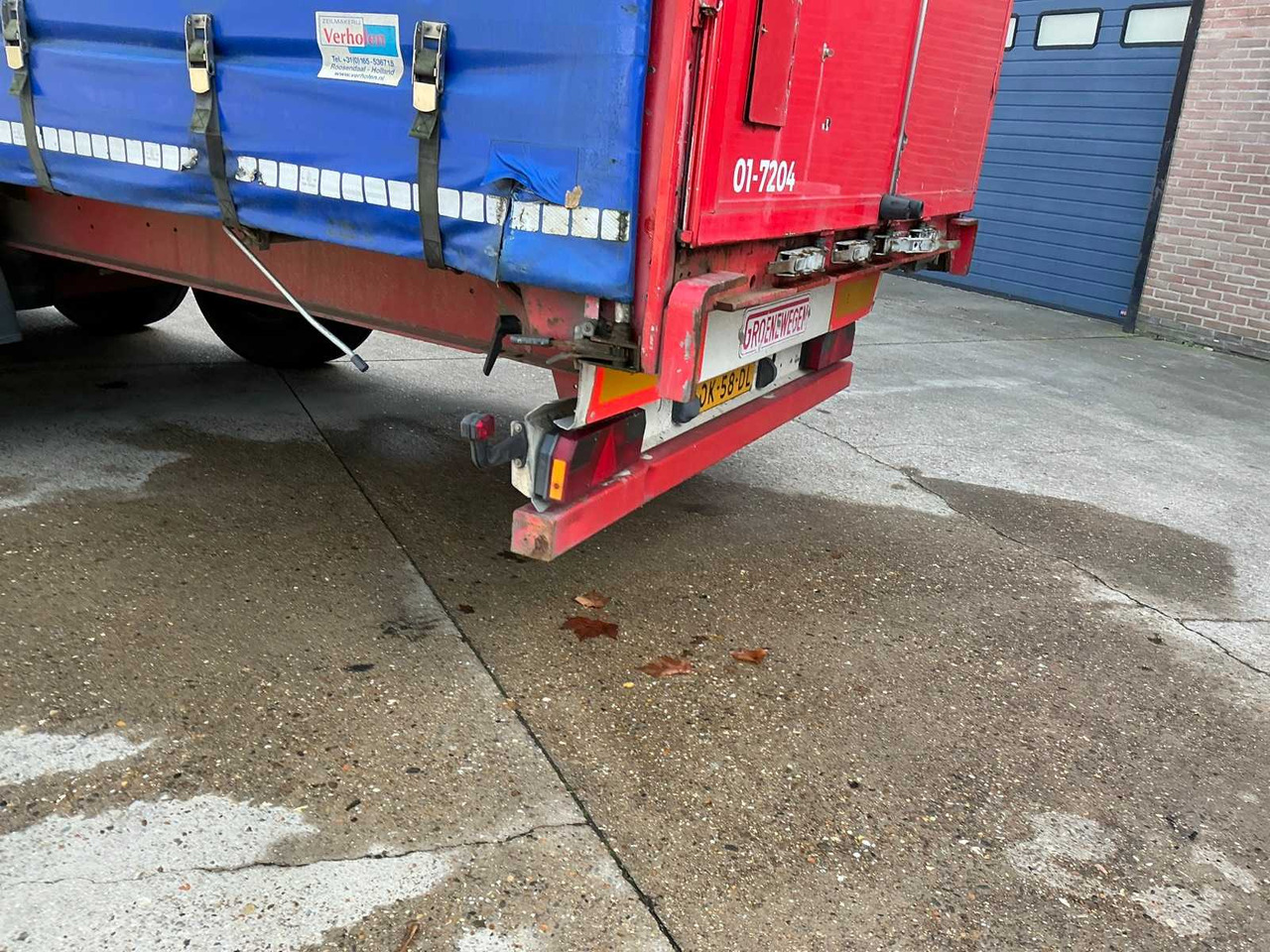 Semi-remorque 2008 GROENEWEGEN DRO-14-27 SEMI-TRAILER: photos 9 Semi-remorque 2008 GROENEWEGEN DRO-14-27 SEMI-TRAILER: photos 9