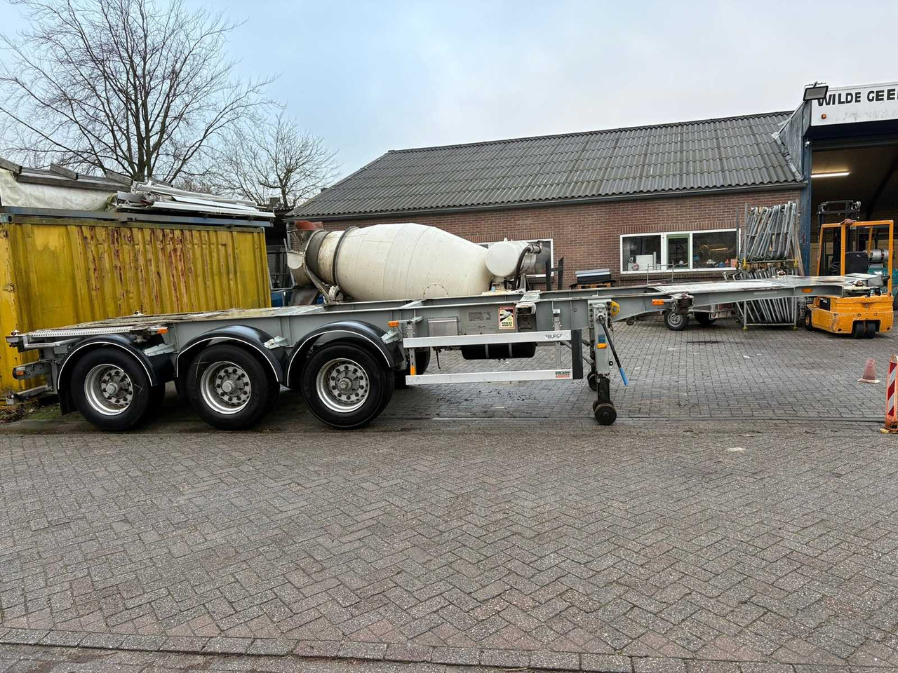 BURG - 2004 - BPO 12-27 - CONTAINER TRAILER - Semi-remorque: photos 4 BURG - 2004 - BPO 12-27 - CONTAINER TRAILER - Semi-remorque: photos 4