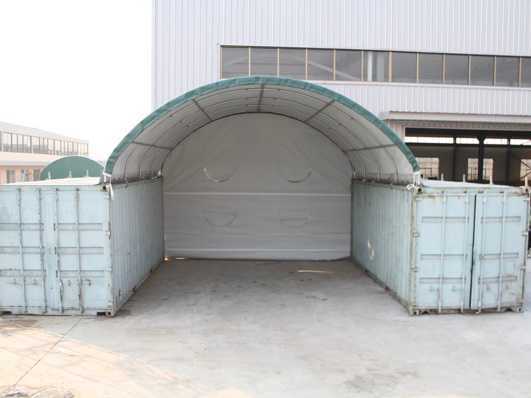 Stahlworks 20ft 6x6 meter met eind zeil - Cuve de stockage: photos 1 Stahlworks 20ft 6x6 meter met eind zeil - Cuve de stockage: photos 1