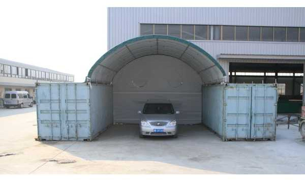 Stahlworks 20ft 6x6 meter met eind zeil - Cuve de stockage: photos 3 Stahlworks 20ft 6x6 meter met eind zeil - Cuve de stockage: photos 3