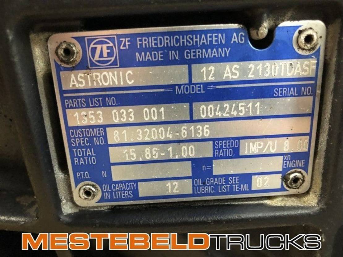 MAN Versnellingsbak 12 AS 2130 TD - Boîte de vitesse pour Camion: photos 5 MAN Versnellingsbak 12 AS 2130 TD - Boîte de vitesse pour Camion: photos 5