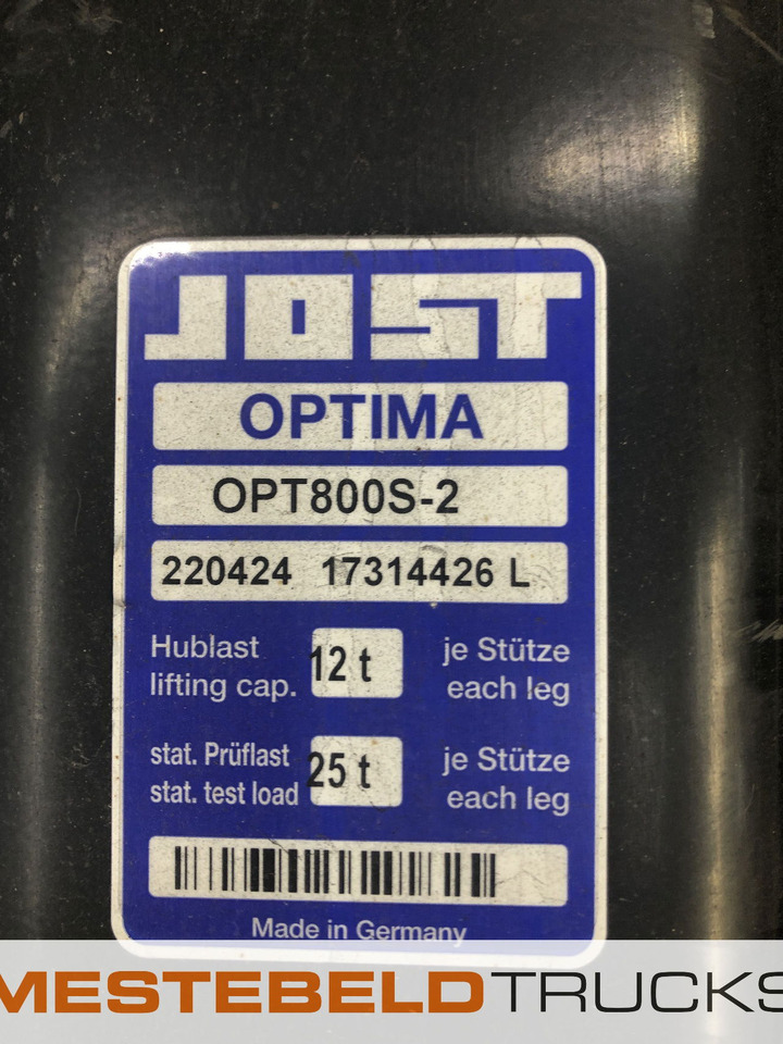 Trailor Set steunpoten Jost Opitma - Frame/ Châssis pour Camion: photos 2 Trailor Set steunpoten Jost Opitma - Frame/ Châssis pour Camion: photos 2