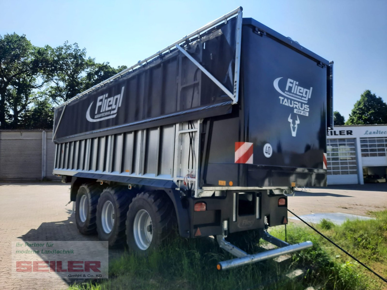 Autochargeuse neuf Fliegl ASW 391 TAURUS FOX 50m³ ZWL + Top Lift Light: photos 7