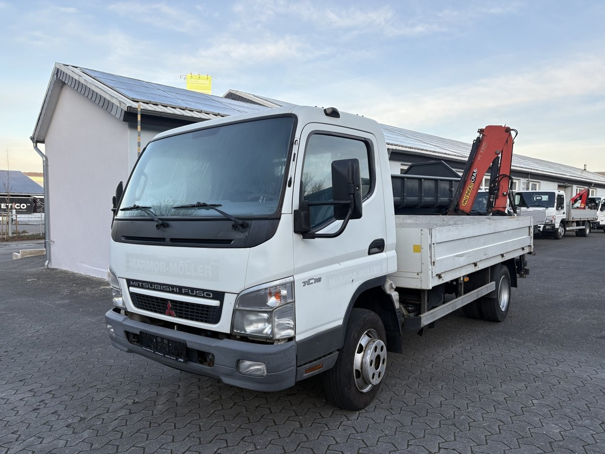FUSO FUSO 7C18 Canter Pritsche 3.8m Kran 2x hydr. - Fourgon plateau: photos 1 FUSO FUSO 7C18 Canter Pritsche 3.8m Kran 2x hydr. - Fourgon plateau: photos 1