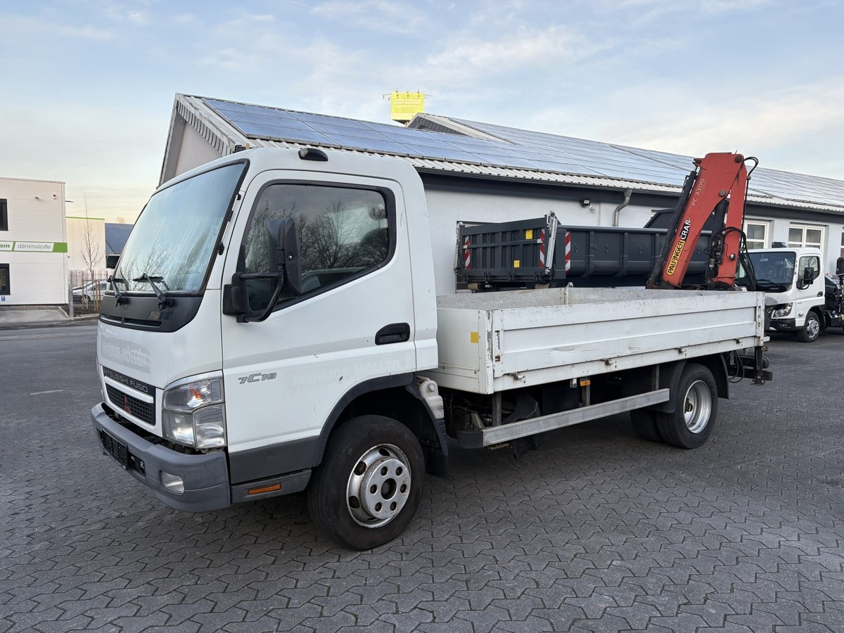 FUSO FUSO 7C18 Canter Pritsche 3.8m Kran 2x hydr. - Fourgon plateau: photos 2 FUSO FUSO 7C18 Canter Pritsche 3.8m Kran 2x hydr. - Fourgon plateau: photos 2