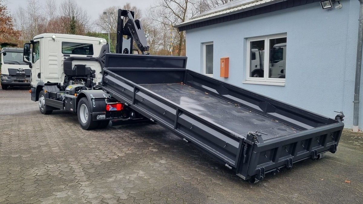 Camion ampliroll neuf MAN TGL 12.250 BL NEU City Abrollkipper PowerMatic: photos 12