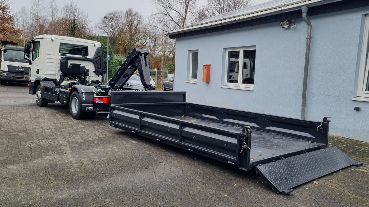 Camion ampliroll neuf MAN TGL 12.250 BL NEU City Abrollkipper PowerMatic: photos 13