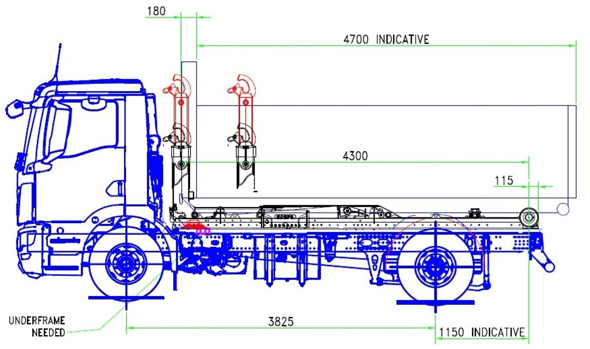 MAN TGM 15.250 Abrollkipper hydr. Haken 900-1570mm - Camion ampliroll: photos 2 MAN TGM 15.250 Abrollkipper hydr. Haken 900-1570mm - Camion ampliroll: photos 2