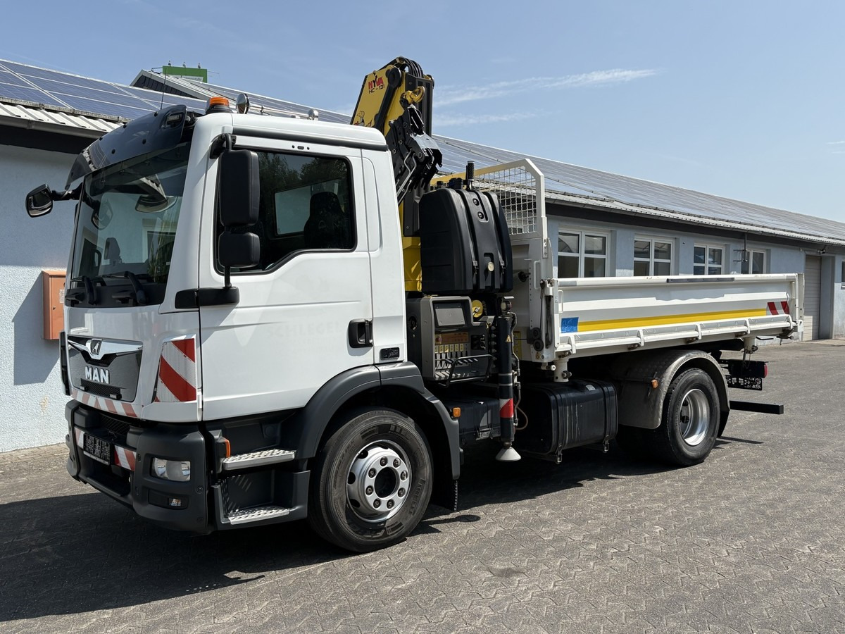 MAN TGM 15.290 BL 3-Seiten Kipper Kran (Funk) sofort - Camion benne, Camion grue: photos 1 MAN TGM 15.290 BL 3-Seiten Kipper Kran (Funk) sofort - Camion benne, Camion grue: photos 1
