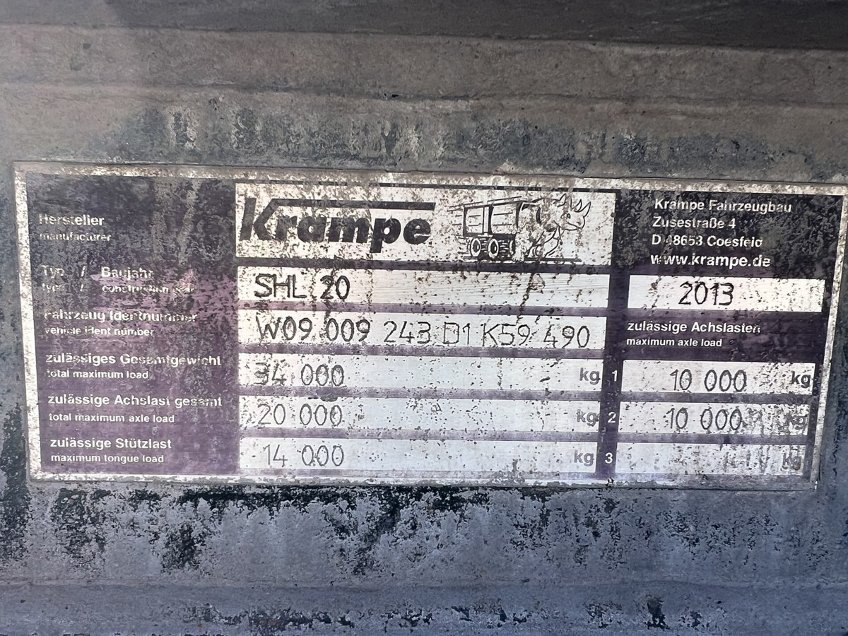 SHL20 Abrollkipper Hyva 30.65.SK1 Knick/Tele - Semi-remorque porte-conteneur/ Caisse mobile: photos 5 SHL20 Abrollkipper Hyva 30.65.SK1 Knick/Tele - Semi-remorque porte-conteneur/ Caisse mobile: photos 5