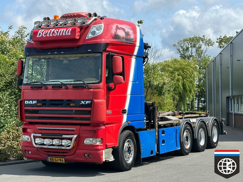 DAF FAK XF105 510 * MANUAL 16x ZF ** PALLFINGER PK20002 ** PALIFT HOOK 25t ** 8X2/4 - Camion grue: photos 1 DAF FAK XF105 510 * MANUAL 16x ZF ** PALLFINGER PK20002 ** PALIFT HOOK 25t ** 8X2/4 - Camion grue: photos 1
