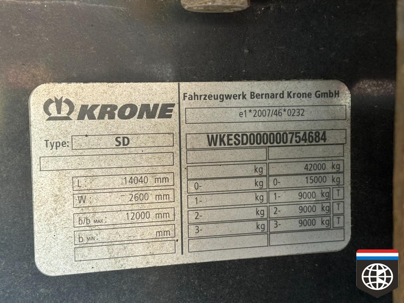 Krone N/A FRC/ ATP 02-26 - DUO TEMP - LIFT AXLE - DOUBLE STOCK - TRENNWAND - Remorque frigorifique: photos 4 Krone N/A FRC/ ATP 02-26 - DUO TEMP - LIFT AXLE - DOUBLE STOCK - TRENNWAND - Remorque frigorifique: photos 4