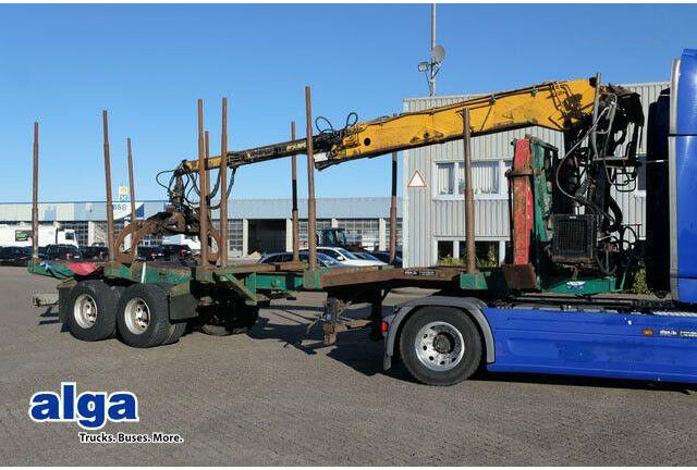 DIEBOLT Teleskop., Holzladekran, 2-Achser, BPW - Semi-remorque grumier: photos 1 DIEBOLT Teleskop., Holzladekran, 2-Achser, BPW - Semi-remorque grumier: photos 1