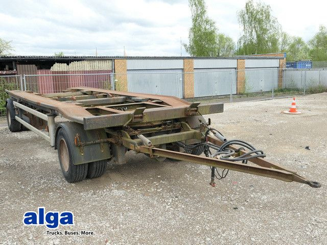 Hüffermann HKA 18.70, Außenroller, BPW, kl. Bereifung - Remorque ampliroll/ Multibenne: photos 1 Hüffermann HKA 18.70, Außenroller, BPW, kl. Bereifung - Remorque ampliroll/ Multibenne: photos 1