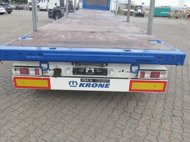 Krone SD, Containerverschlüsse, Luft-Lift, BPW, Rungen - Semi-remorque plateau: photos 5 Krone SD, Containerverschlüsse, Luft-Lift, BPW, Rungen - Semi-remorque plateau: photos 5