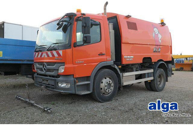 Mercedes-Benz 1323 L Atego 4x2, Faun Vaajet 6 R, Wassertank - Balayeuse de voirie: photos 1 Mercedes-Benz 1323 L Atego 4x2, Faun Vaajet 6 R, Wassertank - Balayeuse de voirie: photos 1