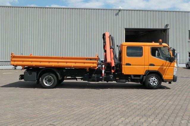 Mitsubishi Fuso Canter 7C18D, Palfinger PK 7001-KA, DOKA - Utilitaire benne, Utilitaire double cabine: photos 2 Mitsubishi Fuso Canter 7C18D, Palfinger PK 7001-KA, DOKA - Utilitaire benne, Utilitaire double cabine: photos 2