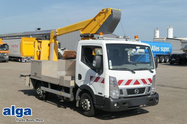 Nissan 32.12 4x2, 11m Arbeitshühe, Klima, 3x am Lager - Camion avec nacelle, Véhicule utilitaire: photos 1 Nissan 32.12 4x2, 11m Arbeitshühe, Klima, 3x am Lager - Camion avec nacelle, Véhicule utilitaire: photos 1