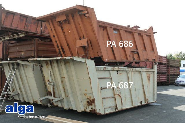Stahl- Hinterkippmulde ca. 17 cbm - Benne pour poids lourds: photos 1 Stahl- Hinterkippmulde ca. 17 cbm - Benne pour poids lourds: photos 1