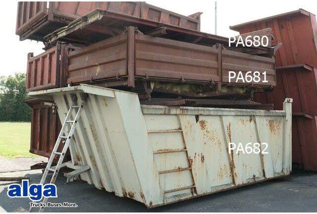 Stahl Hinterkippmulde ca. 17 cbm, Hilfsrahmen - Camion benne: photos 1 Stahl Hinterkippmulde ca. 17 cbm, Hilfsrahmen - Camion benne: photos 1