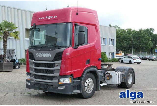 Scania R 410 A4x2NA, Retarder, Hydr., Alu-Felgen, Klima - Tracteur routier: photos 1 Scania R 410 A4x2NA, Retarder, Hydr., Alu-Felgen, Klima - Tracteur routier: photos 1