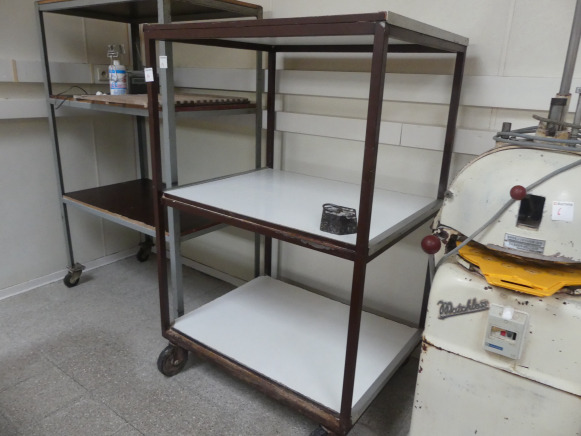 2 Chariots à roulettes 3 niveaux - Matériel de boulangerie: photos 2 2 Chariots à roulettes 3 niveaux - Matériel de boulangerie: photos 2